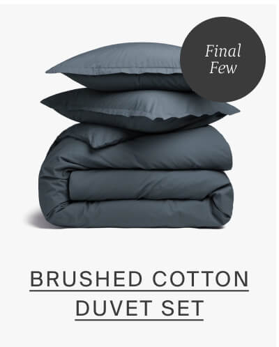 Brushed Cotton Duvet Set. Final Few.