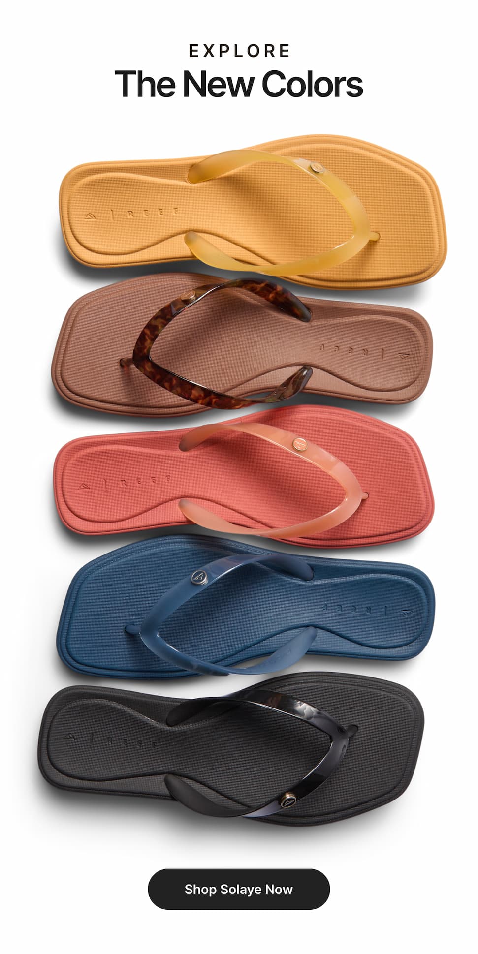 Fresh hues, effortless feel. The Solaye brings soft jelly comfort and a modern square toe to every summer look. Shop Solaye now!