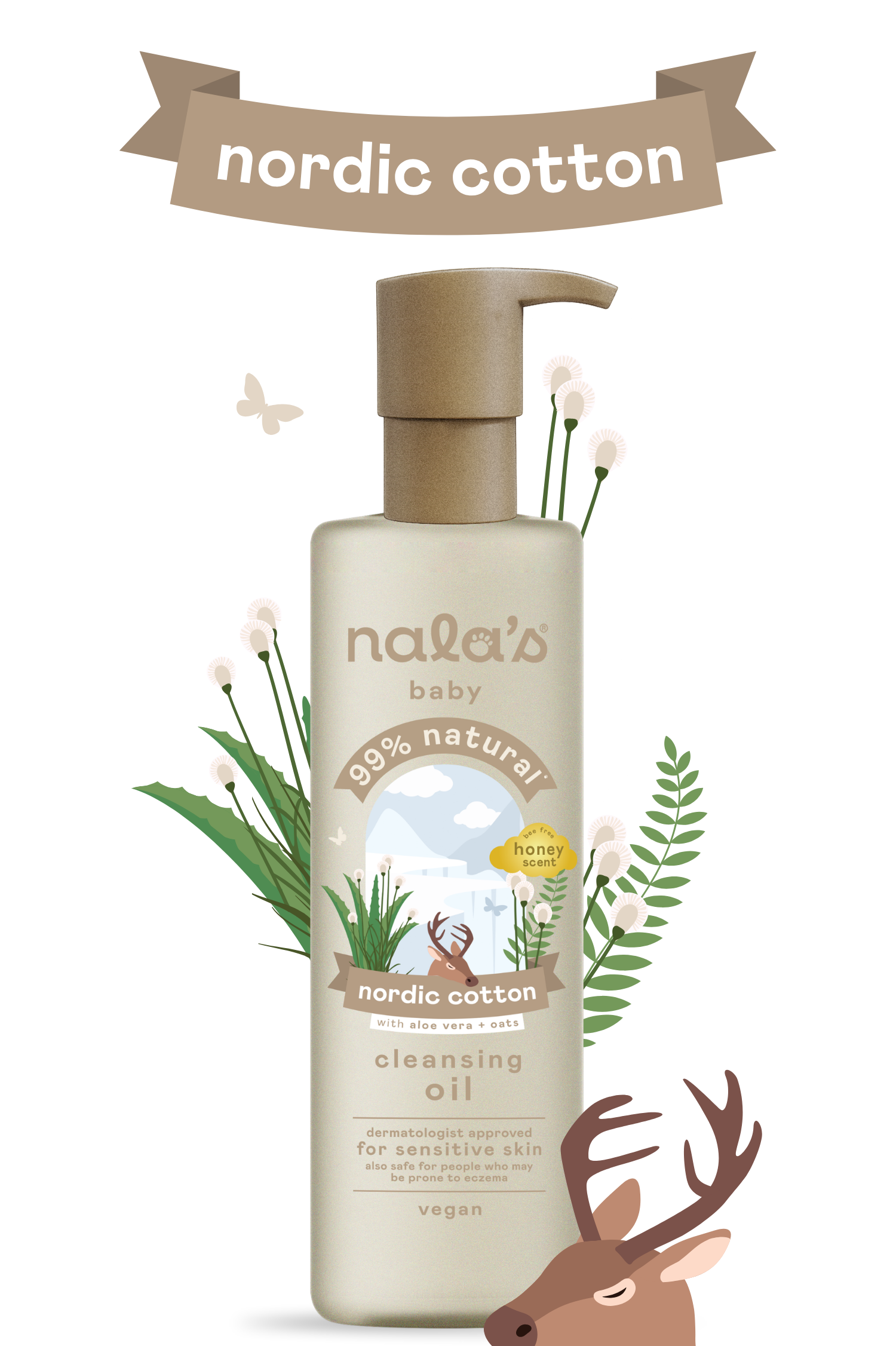 Image of Nordic Cotton Cleansing Oil 250ml