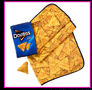 Doritos Cool Ranch Fleece Blanket and Plush Set
