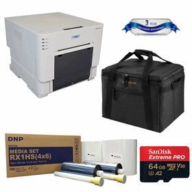 DNP DS-RX1HS 6" Dye Sublimation Printer W/Print Media/Case/Service Contract/Card