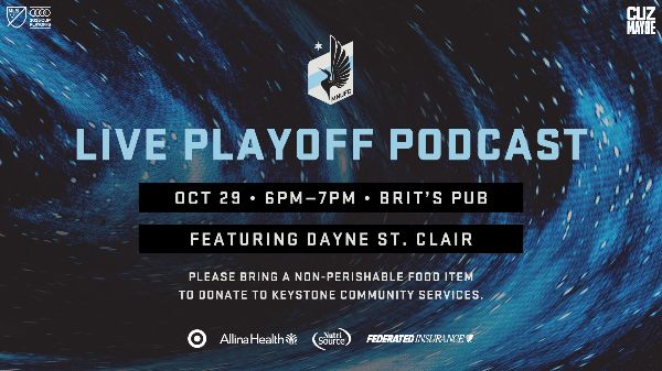 Live playoff podcast | Oct 29 | 6-7 pm| Brit's Pub | Featuring Dayne St. Clair
