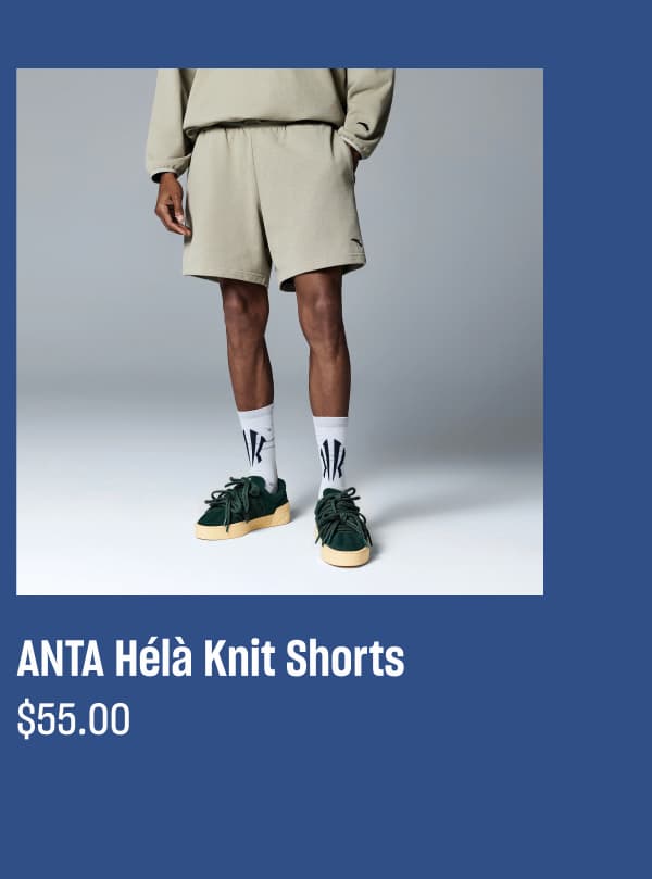 ANTA Hélà Knit Shorts