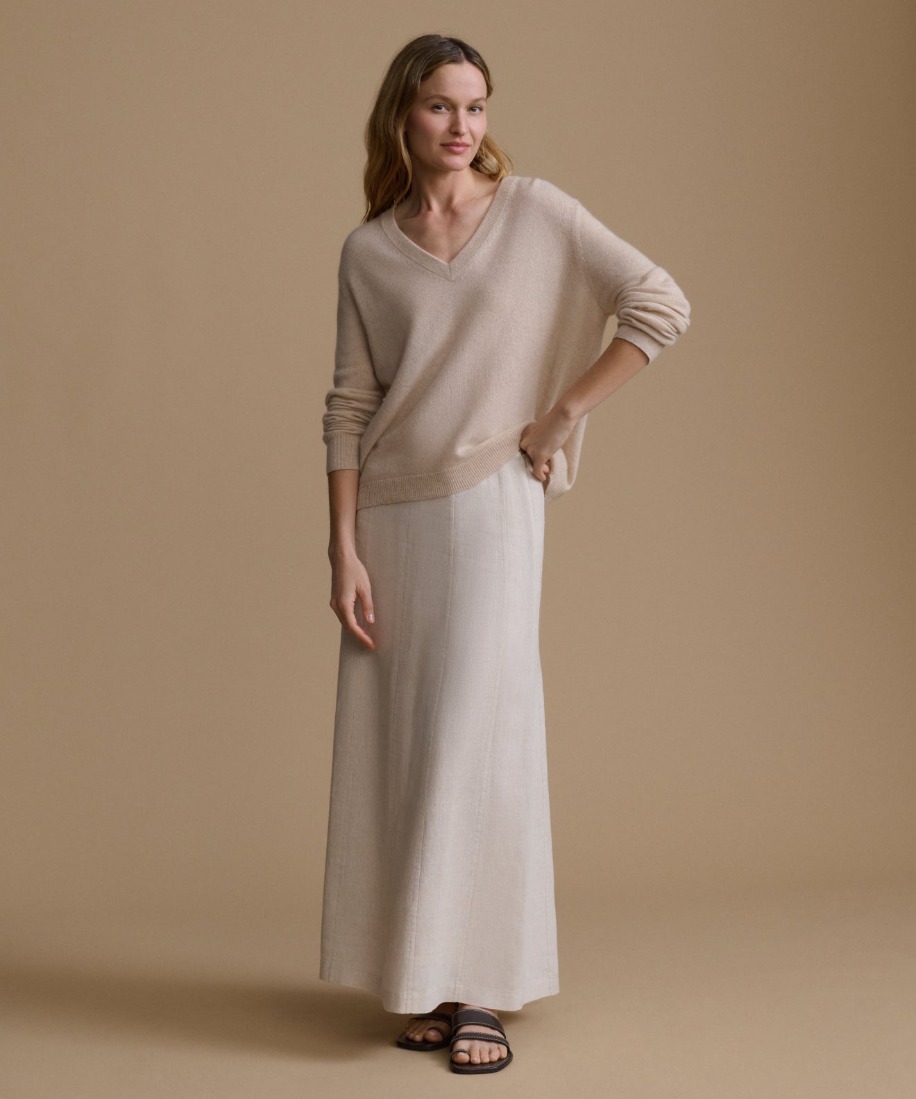 Image of Flynn Cashmere V-Neck