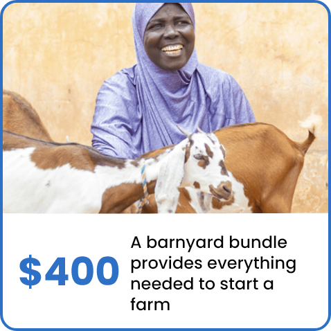$400/ A barnyard bundle provides everything needed to start a farm