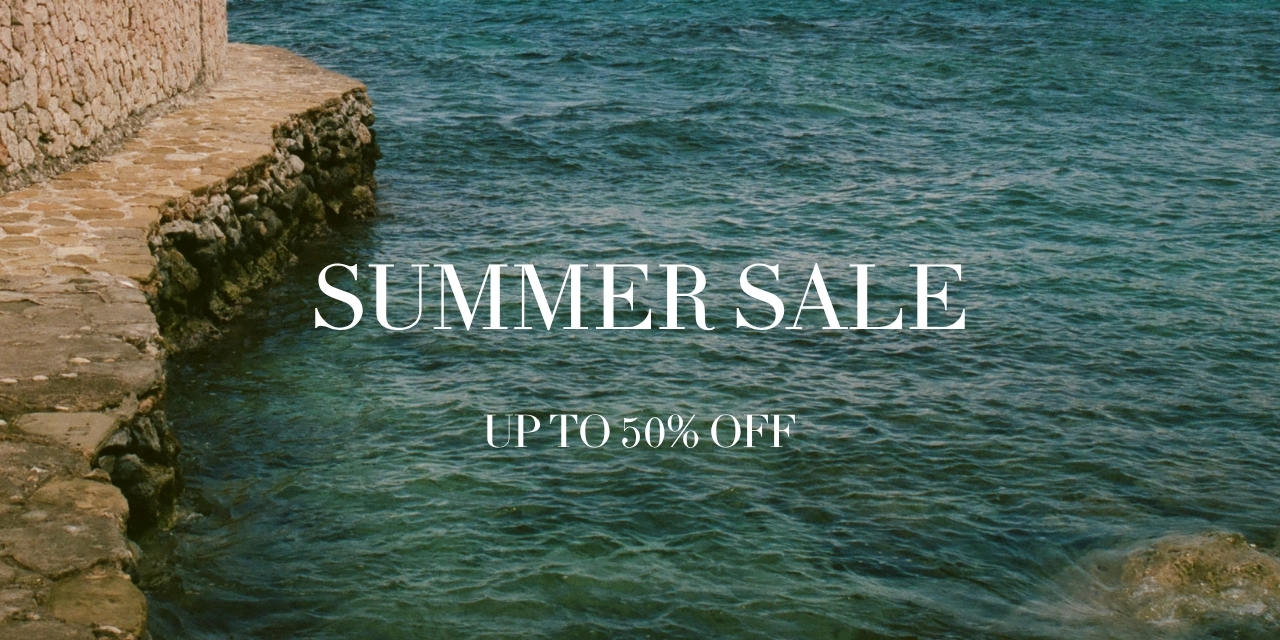 SUMMER SALE: UP TO 50% OFF