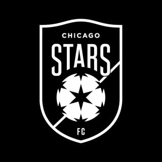 Chicago Stars_White logo BK_1x1