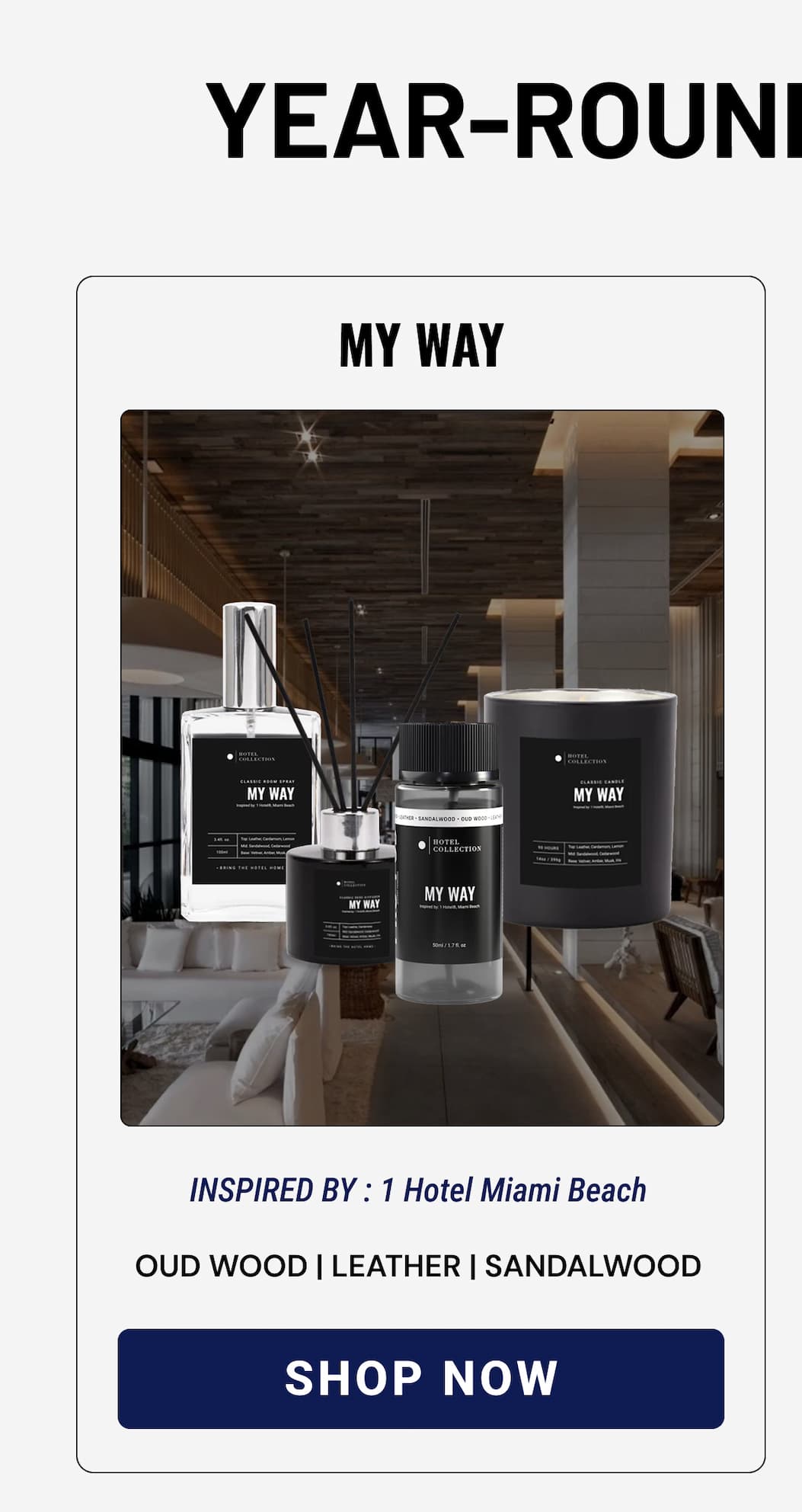 MY WAY | SHOP NOW