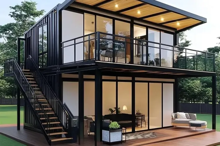 This Sun-Drenched Tiny Home Has En-Suite Bathrooms and a Covered Balcony