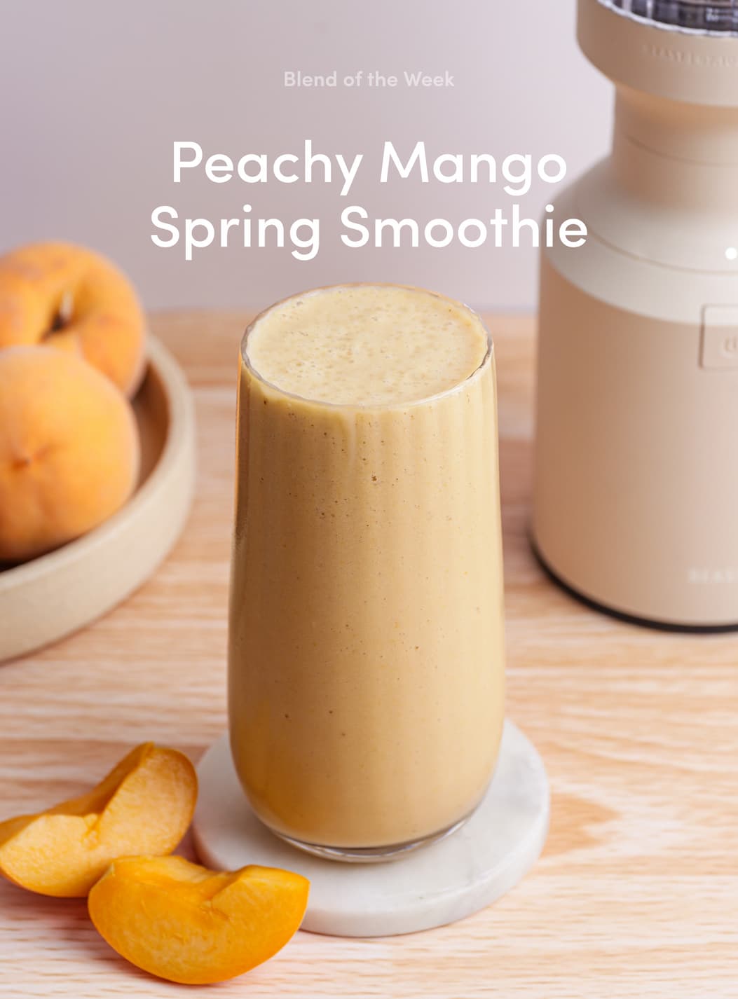 Peachy Mango Spring Smoothie