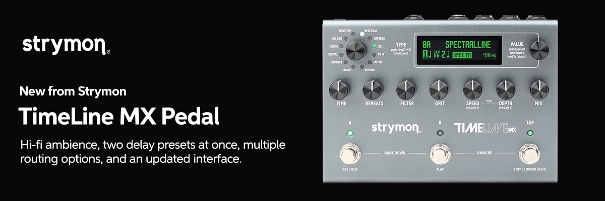 New from Strymon: TimeLine MX Pedal