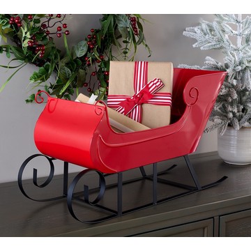 Decorative Metal Sleigh by Valerie