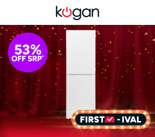 Kogan 230L Bottom Mount Fridge (White) Product Image