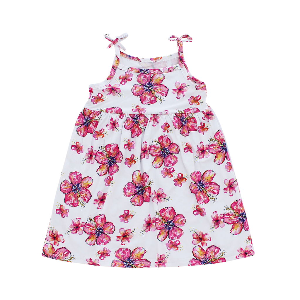 Image of Hibiscus Kiss Bamboo Dress