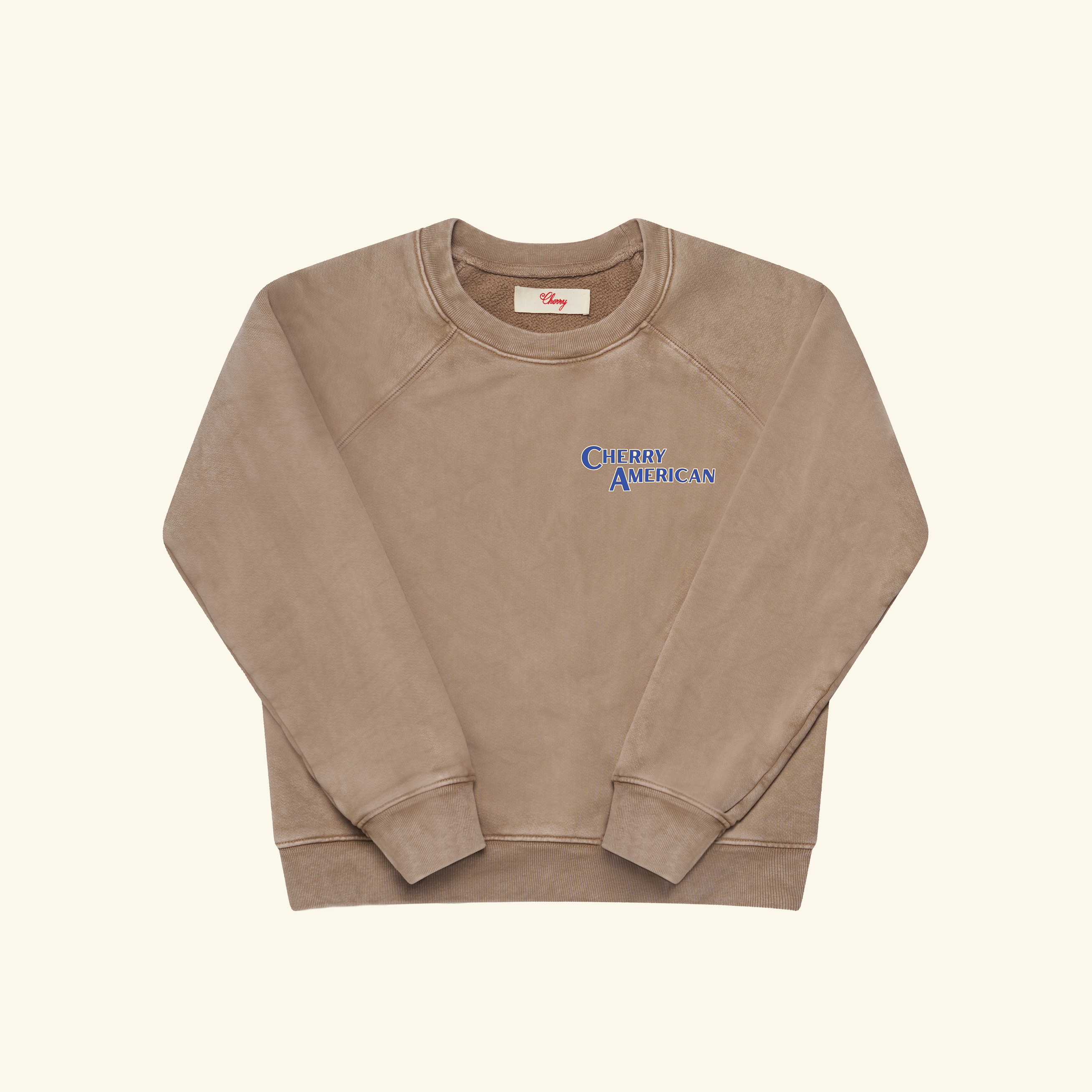 Image of Women's C.A. Raglan Crewneck (Tan)