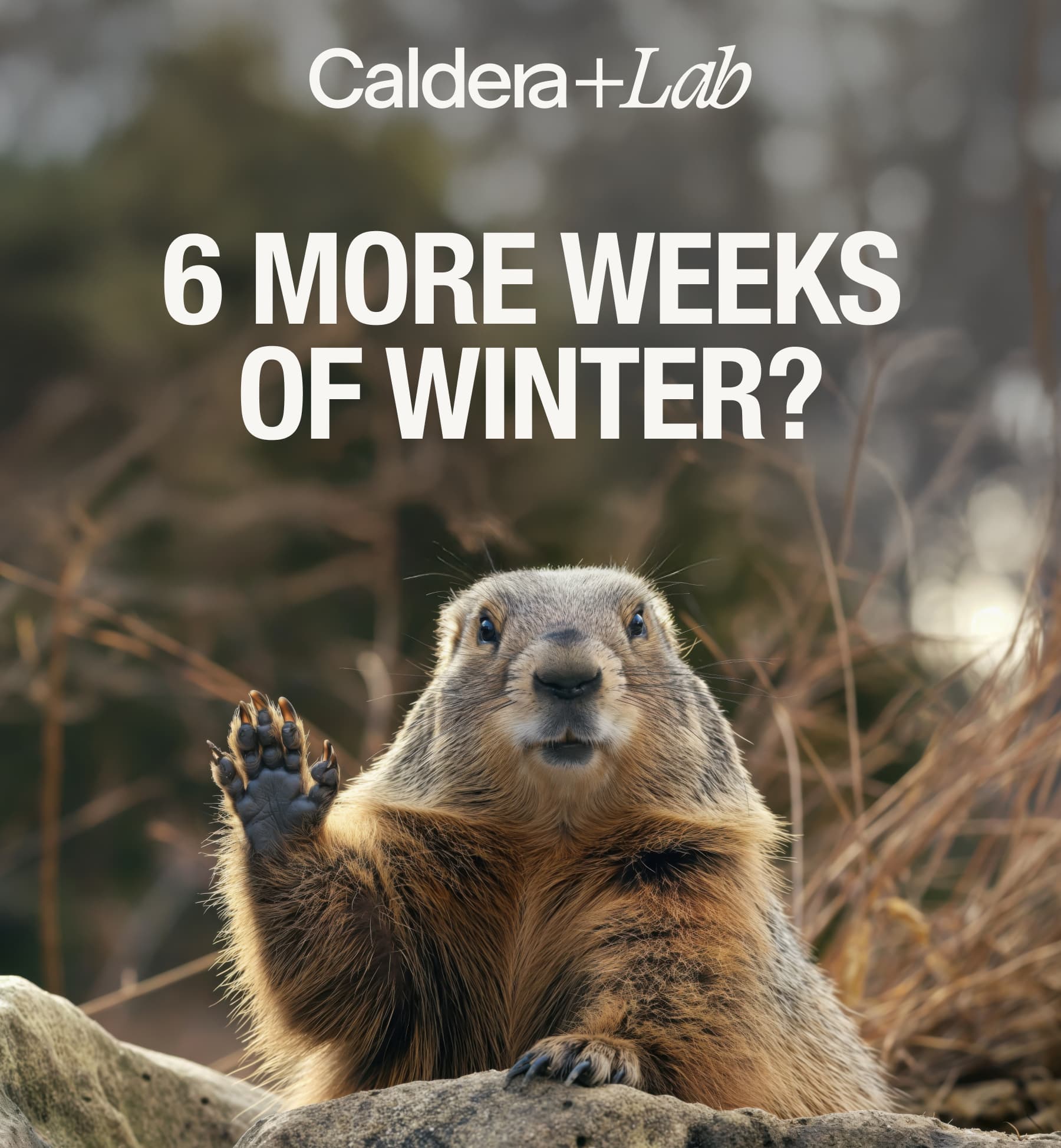6 MORE WEEKS OF WINTER?