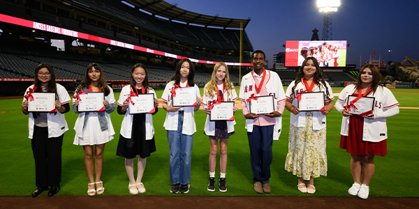 AVID 8th Grade Standout Recognition Ceremony at Angel Stadium