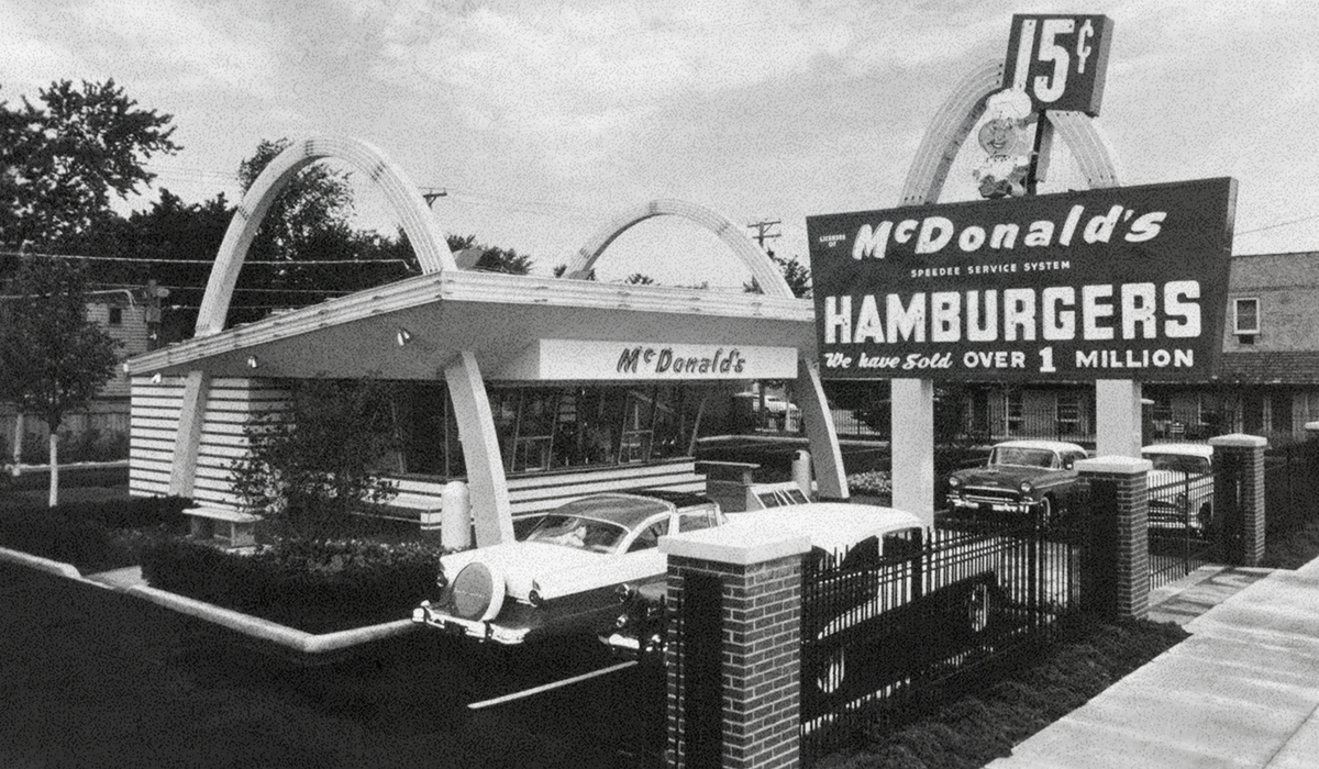 The original McDonald's restaurant.