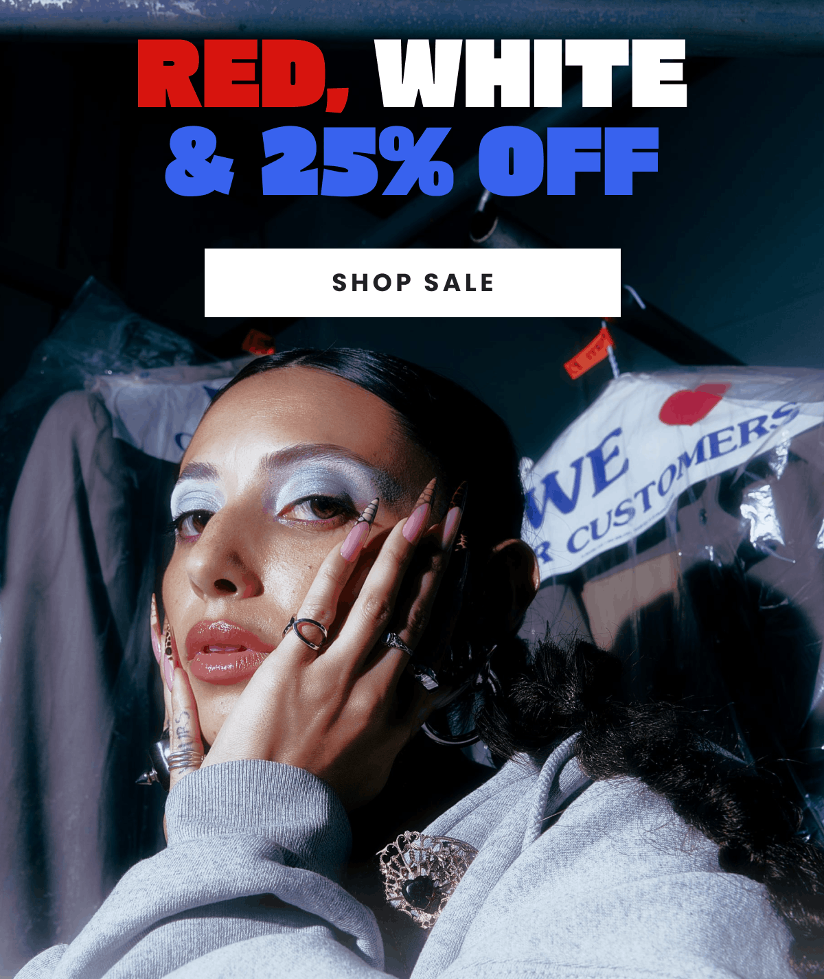 Red, White & 25% Off | Shop Sale