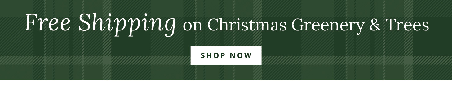 Free Shipping on Christmas Greenery & Trees