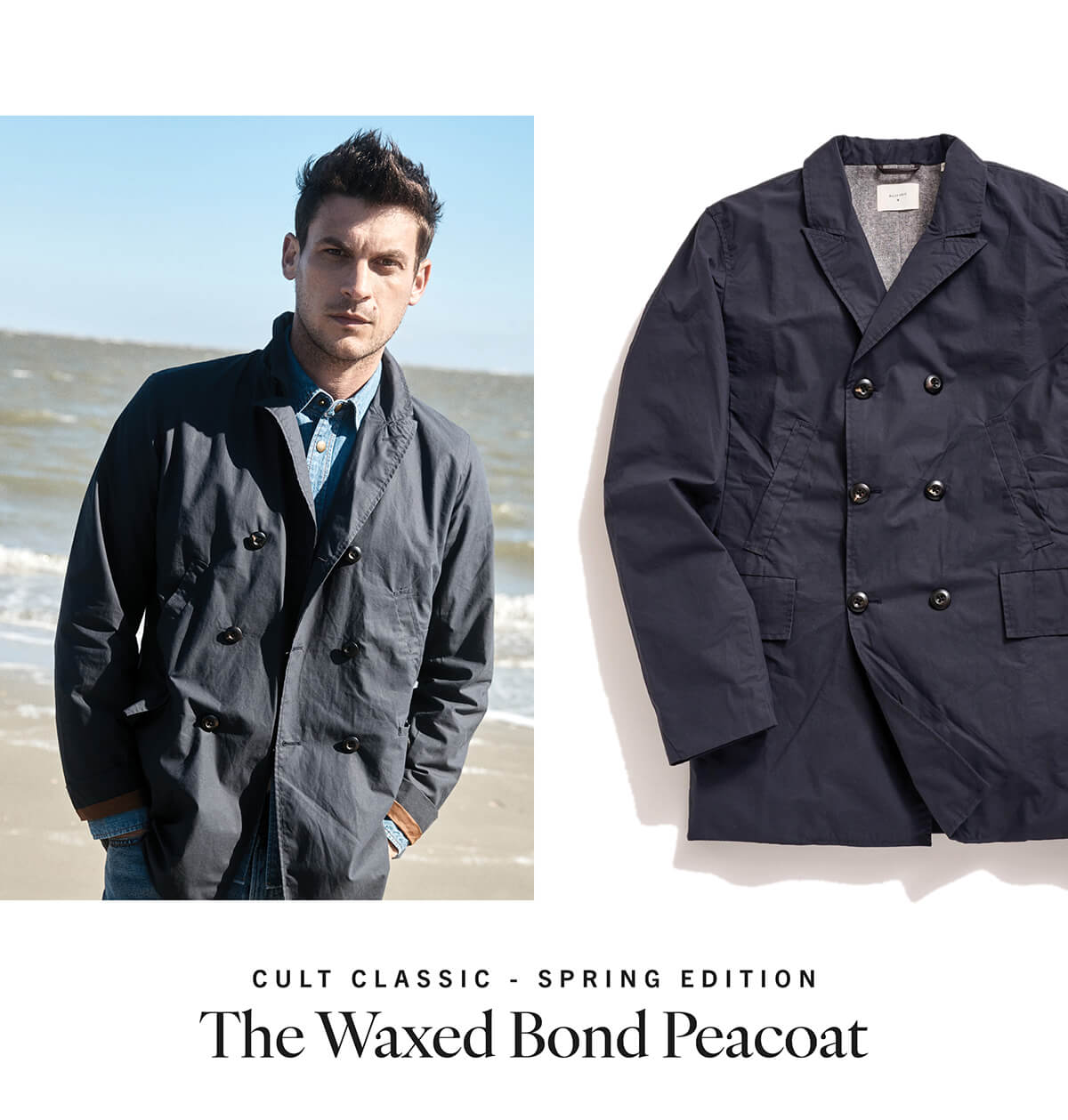 The Waxed Bond Peacoat