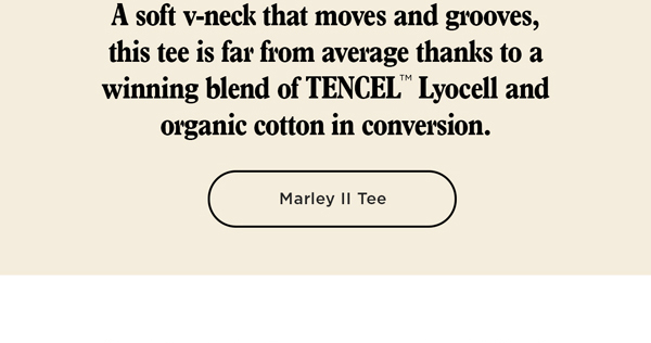 A soft v-neck that moves and grooves, this tee is far from average