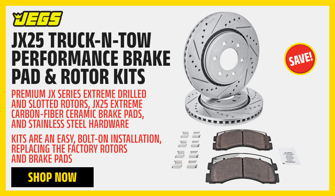 JX25 Truck-N-Tow Performance Brake Pad & Rotor Kits