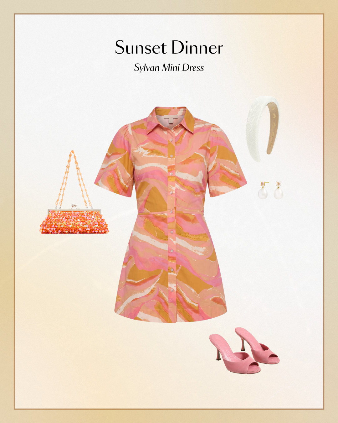 Pink Sylvan Mini Dress