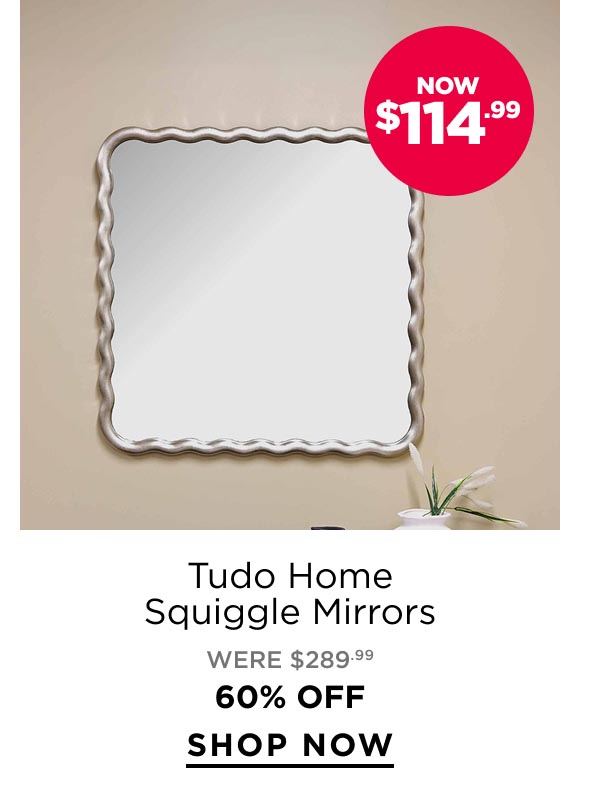 Tudo Home Squiggle Mirrors 