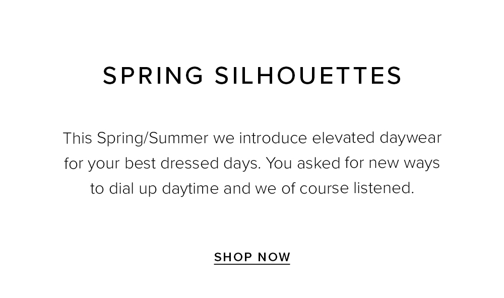 Spring Silhouettes