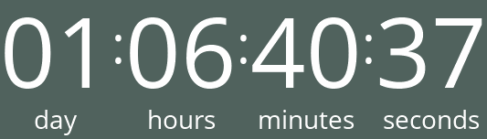 Countdown to the sale's end.