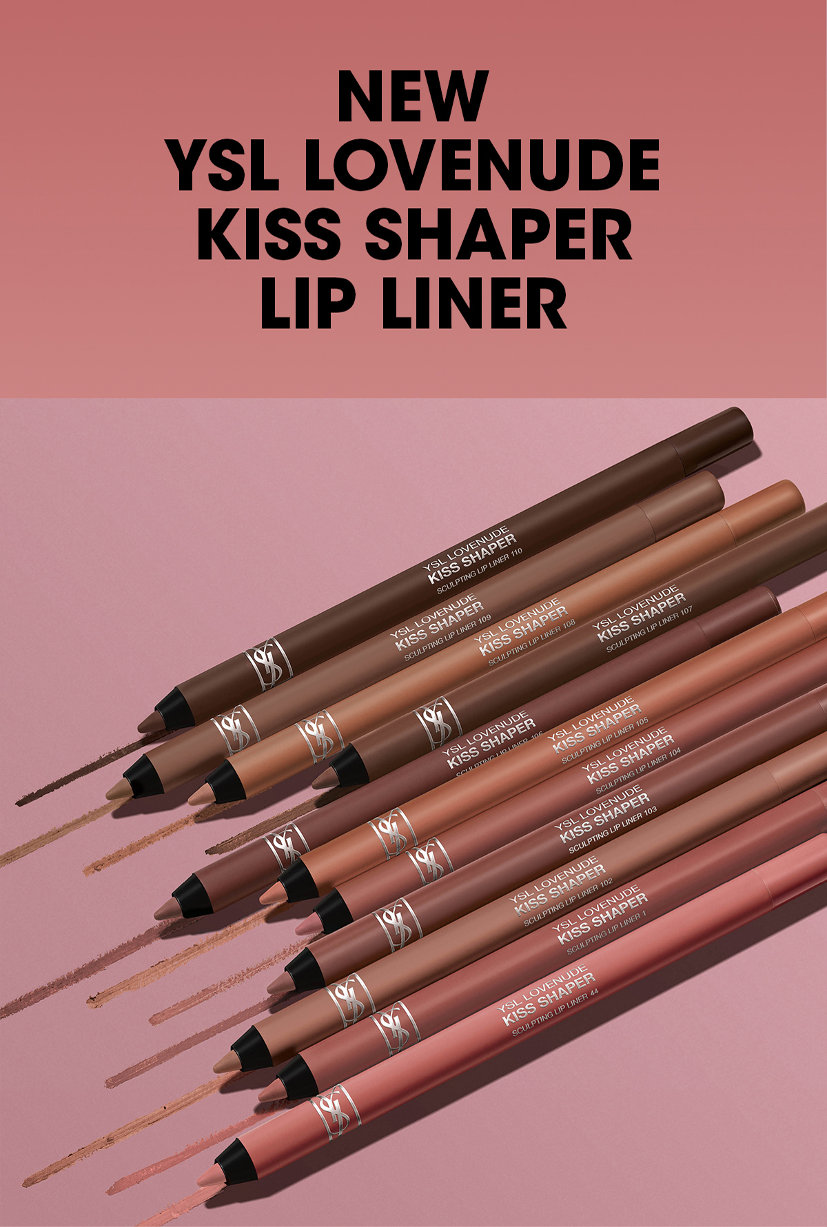 NEW YSL LOVENUDE KISS SHAPER LIP LINER