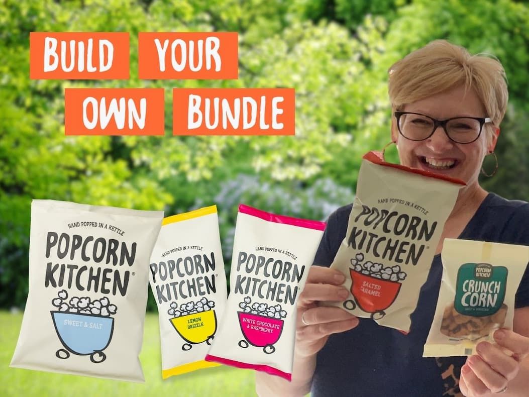 Jill and popcorn bags