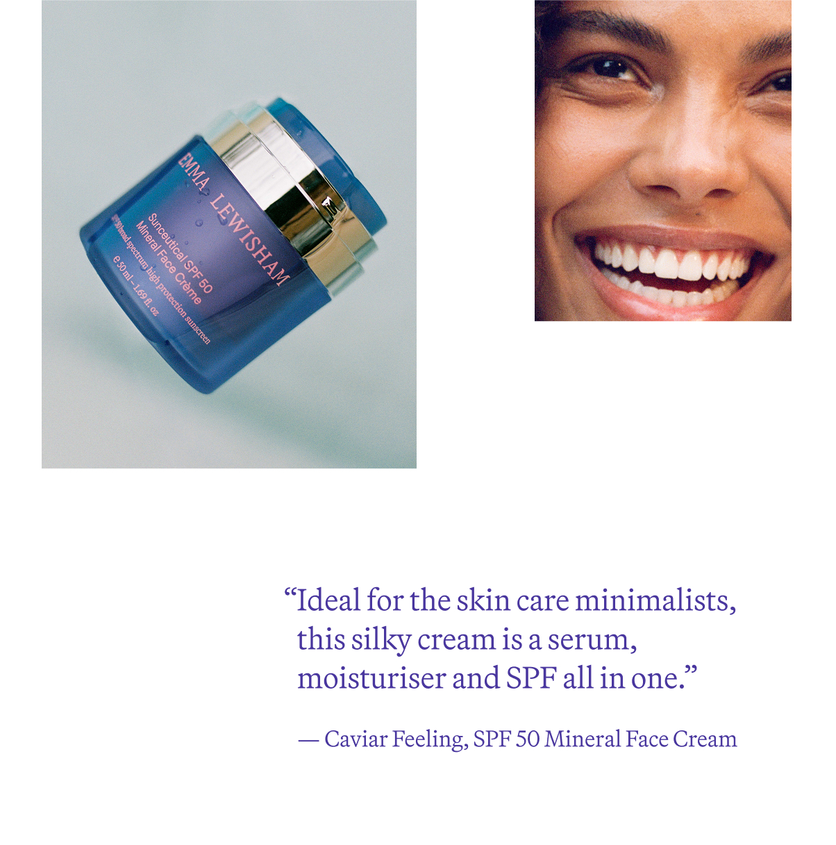 SPF 50 Mineral Face Crème