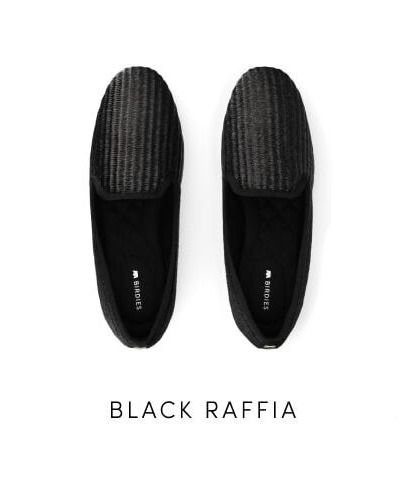 Starling Black Raffia