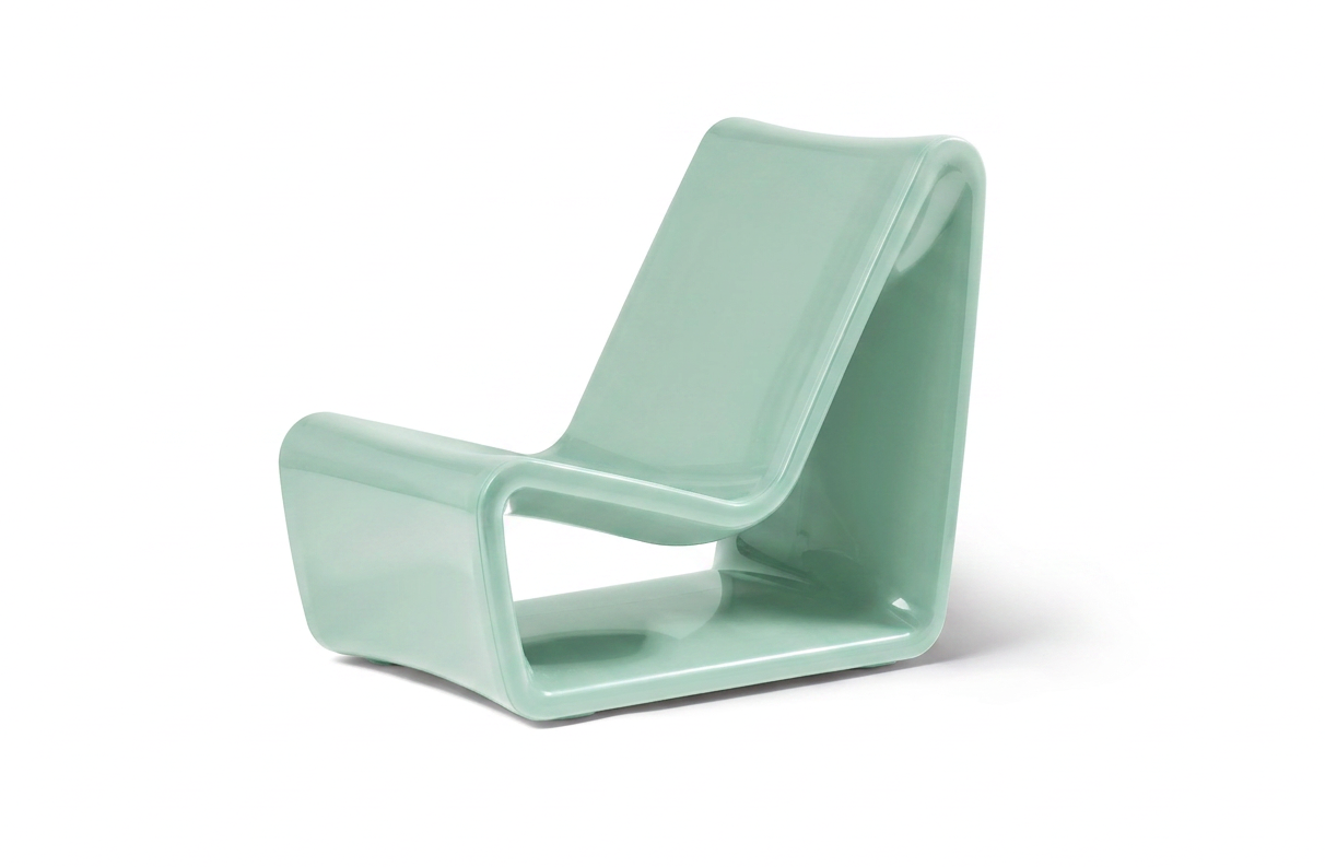 Bask Lounge Chair - Sea Glass
