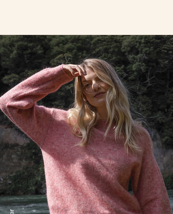 Hayley Luxe Whisper Crew Neck Sweater