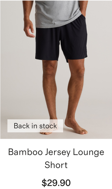 Bamboo Jersey Lounge Short