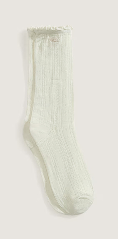 Pointelle Crew Socks