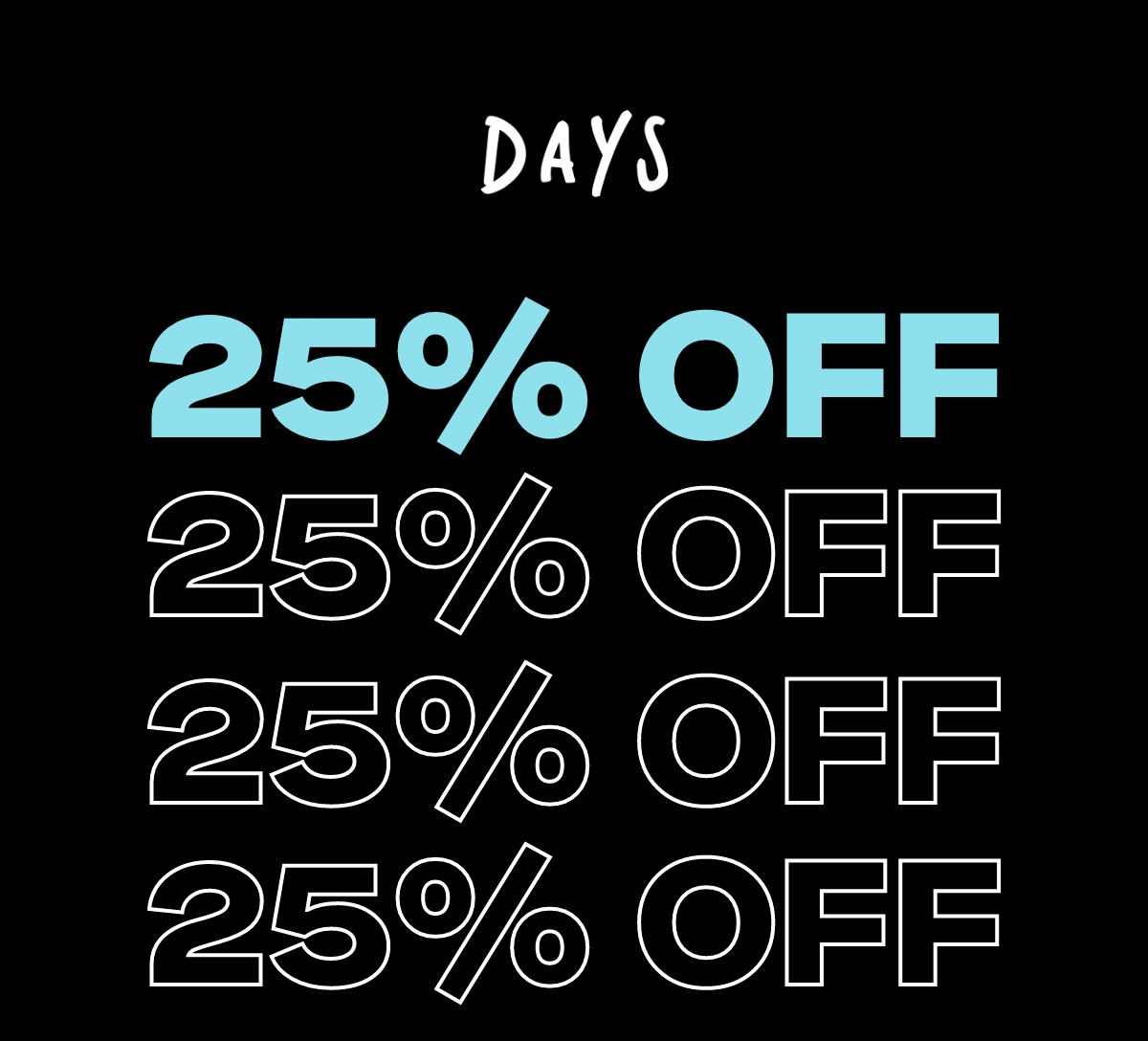 25% OFF
