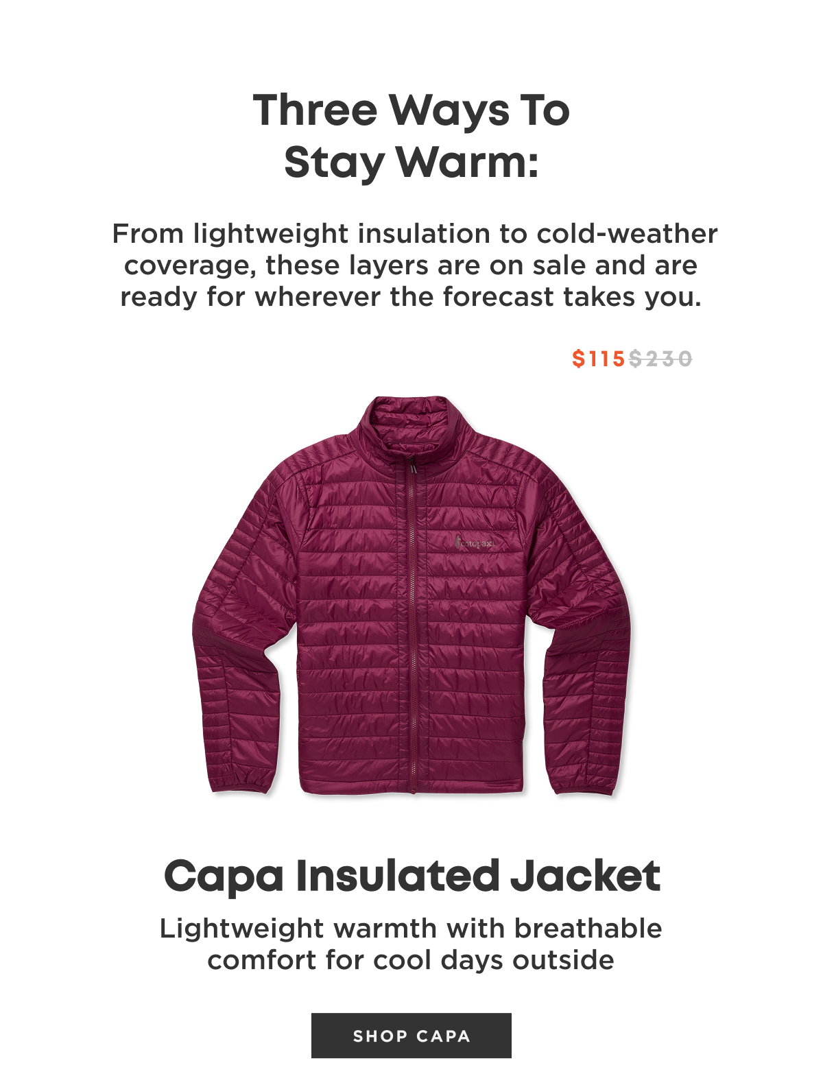 Shop Capa