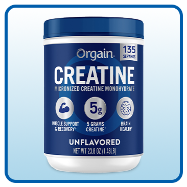 Orgain, Micronized Creatine Monohydrate, Unflavored, 1.48 lbs