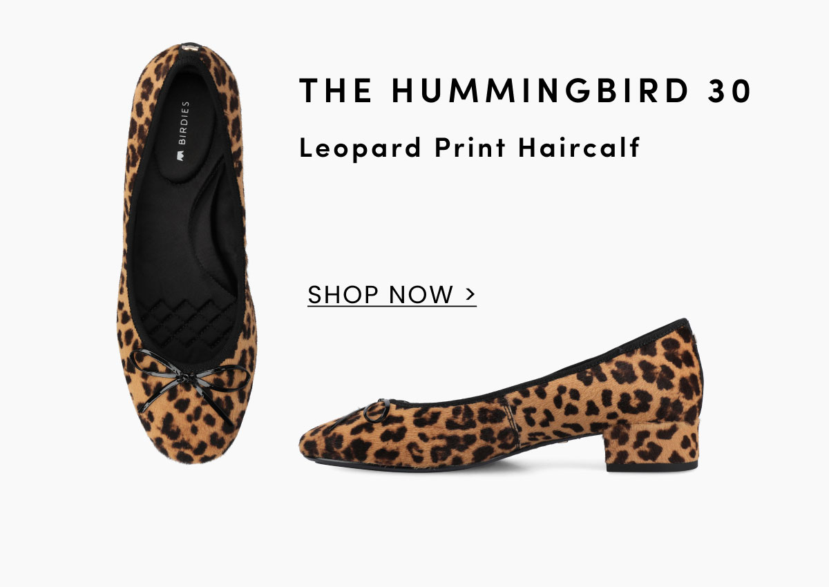The Hummingbird 30 in Leopard Print Haircalf