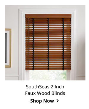 SouthSeas 2 Inch Faux Wood Blinds | Shop Now >