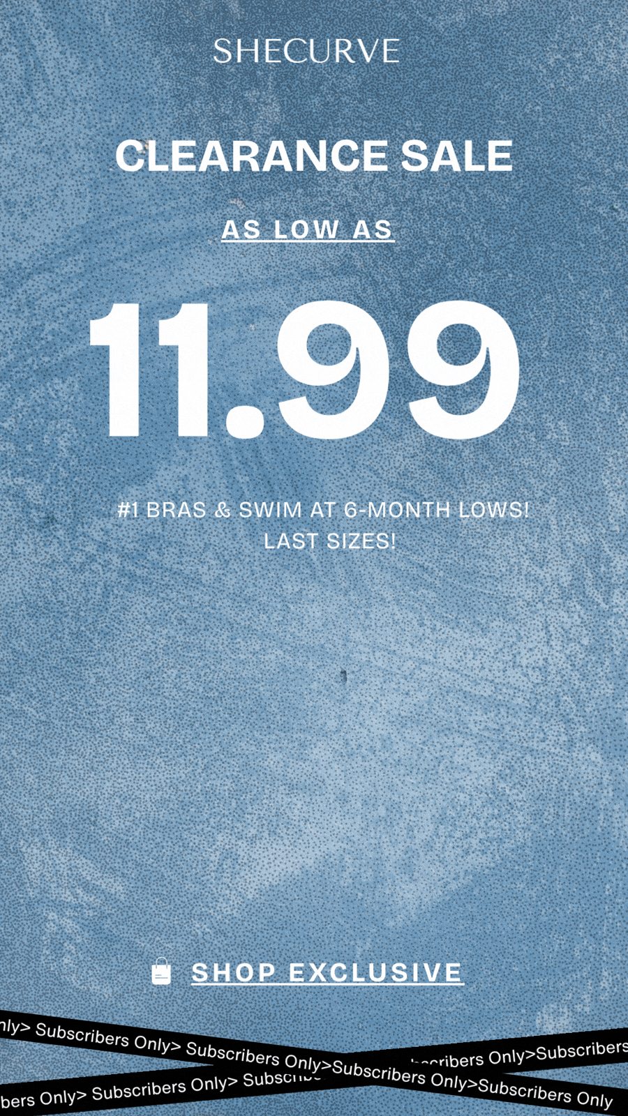 FLASH CLEARANCE: EVERYTHING FROM $11.99