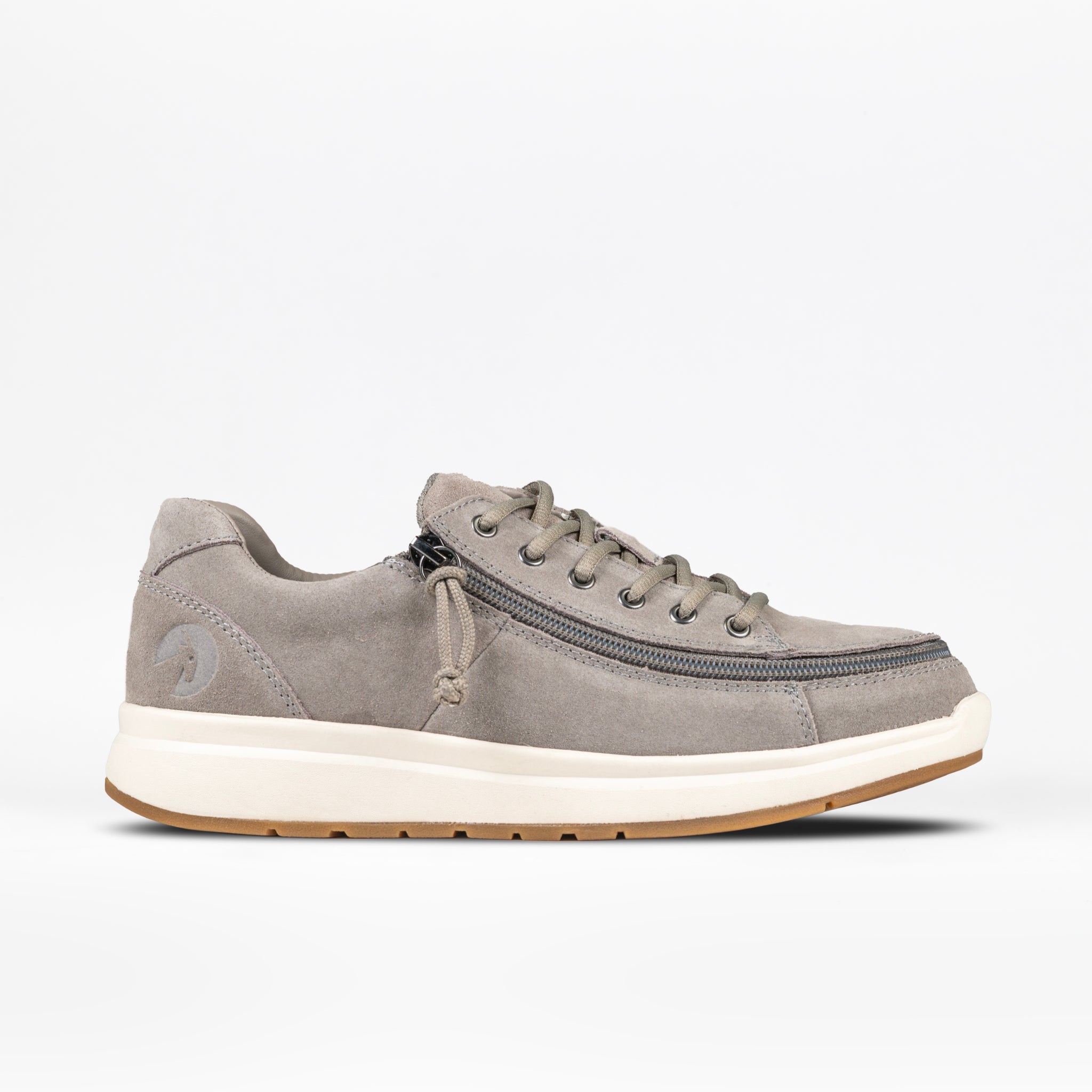 SALE - Women's Grey Suede BILLY Comfort Low - D (Women Wide) / 9 US Women