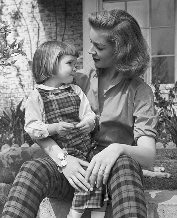 Lauren Bacall and daughter