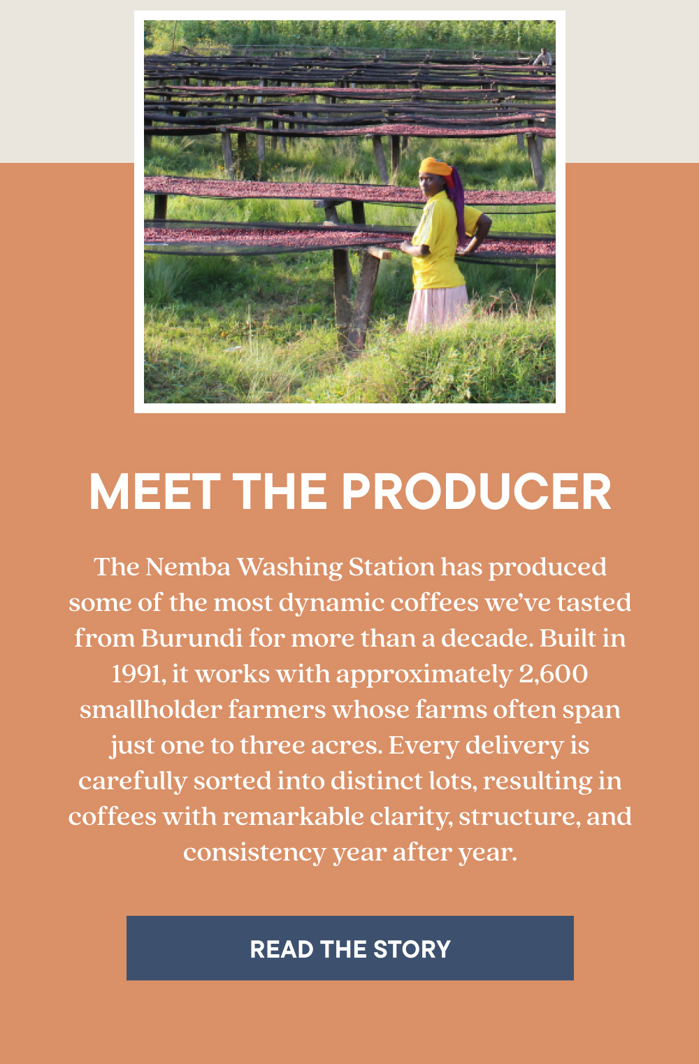 MEET THE PRODUCER - READ THE STORY
