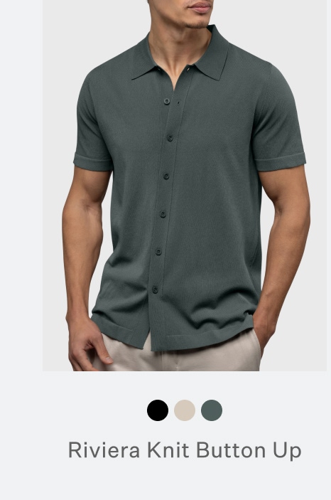 Riviera Knit Button Up