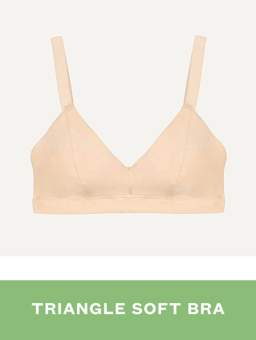 triangle soft bra
